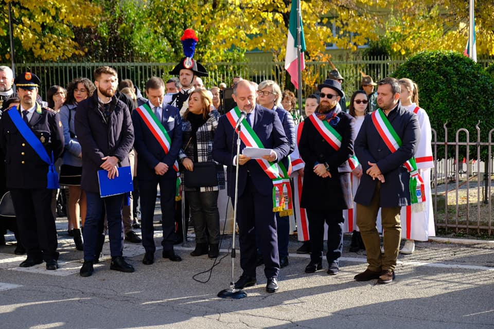 Discorso del Sindaco in occasione della commemorazione del IV Novembre