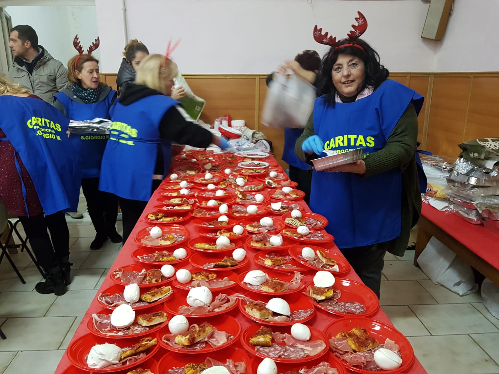 Pranzo Pro Caritas all\'Oratorio di Nuvolento