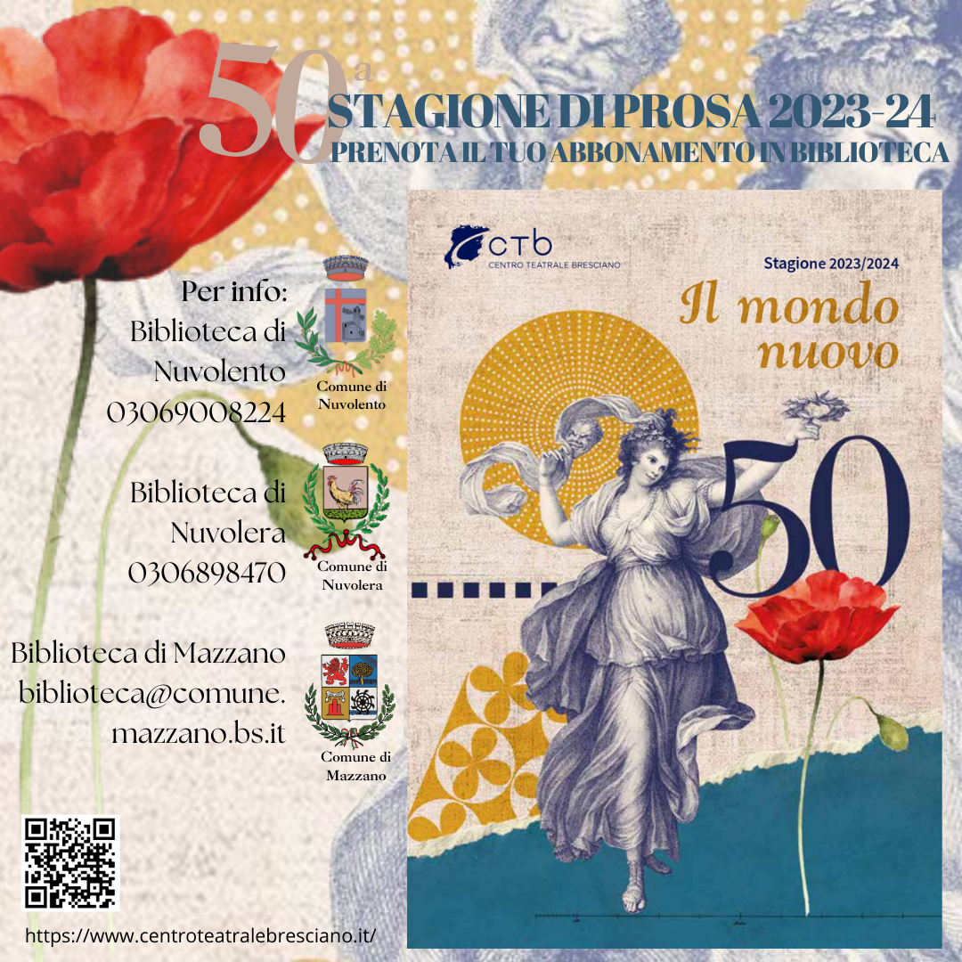 🎭Stagione teatrale 2023/2024 CTB 🎭